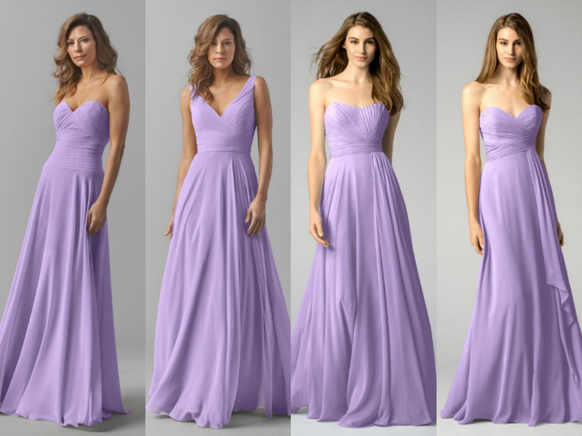 light lavender color dress