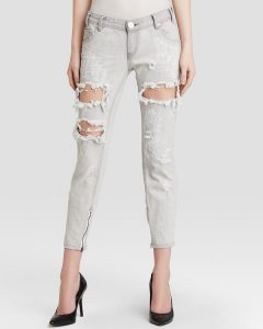 Something about the jeans white ice