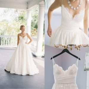 Wedding Dresses on Spaghetti Straps