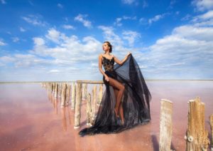 Long Transparent Skirt In The Women's Wardrobe