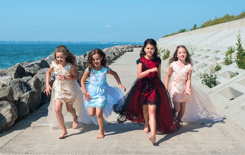 A Selection Of Dresses For Graduation In Kindergarten