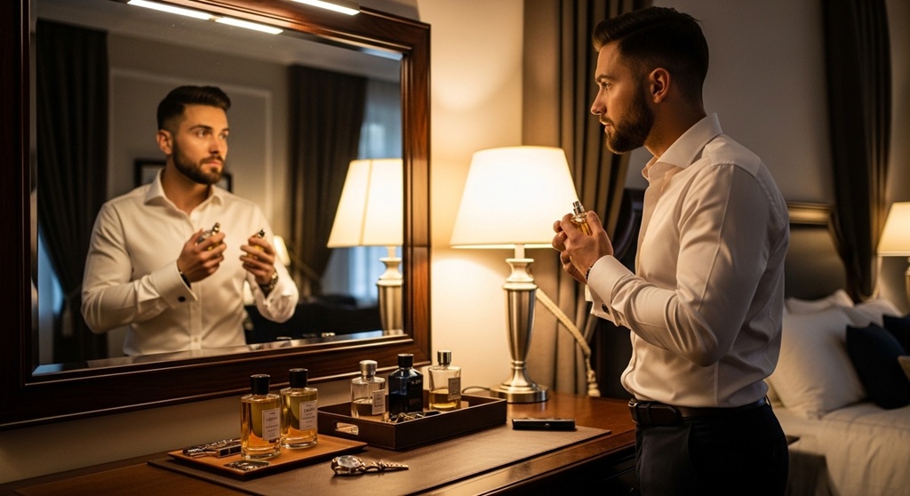 best pulse points for mens perfume application diagram